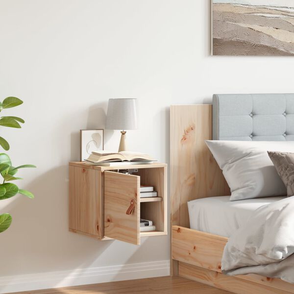 vidaXL Ντουλάπι Τοίχου 31,5x30x30 εκ. από Μασίφ Ξύλο Πεύκου