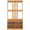 vidaXL Δέντρο χωλ "SANDNES" 87x40x159,5 εκ. Πεύκο μασίφ ξύλο