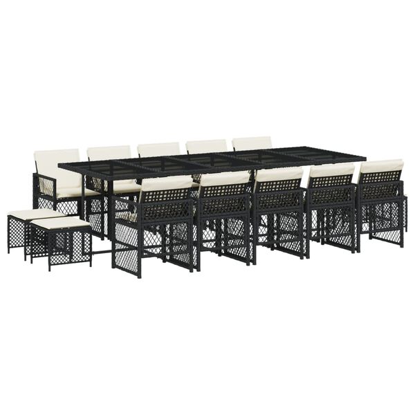 vidaXL &Sigma;&epsilon;&tau; &Tau;&rho;&alpha;&pi;&epsilon;&zeta;&alpha;&rho;ί&alpha;&sigmaf; &Kappa;ή&pi;&omicron;&upsilon; 15 &tau;&epsilon;&mu; &Mu;&alpha;ύ&rho;&omicron; &alpha;&pi;ό &Sigma;&upsilon;&nu;&theta;. &Rho;&alpha;&tau;ά&nu; &mu;&epsilon; &Mu;&alpha;&xi;&iota;&lambda;ά&rho;&iota;&alpha;