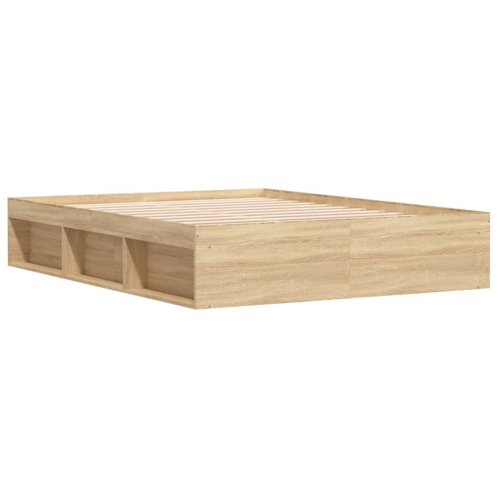 vidaXL Πλαίσιο Κρεβατιού Sonoma Δρυς 160 x 200 εκ.