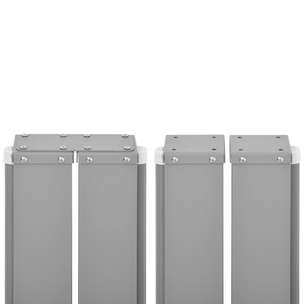 vidaXL Σκίαστρο Πλαϊνό Συρόμενο Γκρι 160 x 600 εκ.