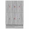 vidaXL Κρεβάτι με αποθηκευτικό χώρο Γκρι sonoma 226.5 x 135 x 31.5 εκ