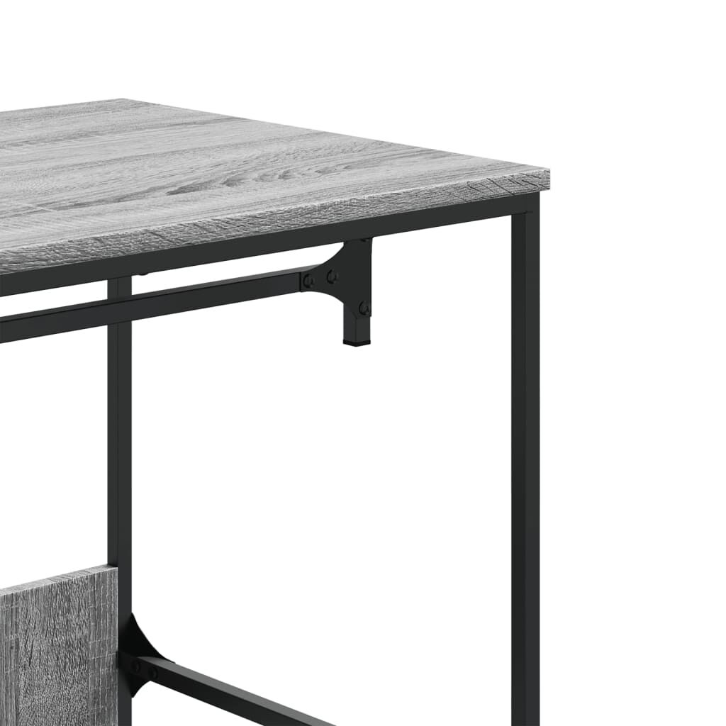 vidaXL Ντουλάπα Γκρι Sonoma 90x50x180 εκ. από Επεξεργασμένο Ξύλο