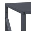 vidaXL Ράφι για καυσόξυλα Ανθρακί 34x25x100 cm Ατσάλι ψυχρής έλασης