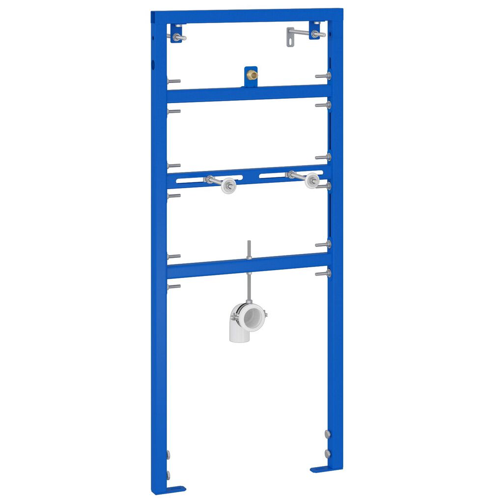vidaXL Κρυφή Στήριξη για Ουρητήριο 50x115-139 εκ Ατσάλι