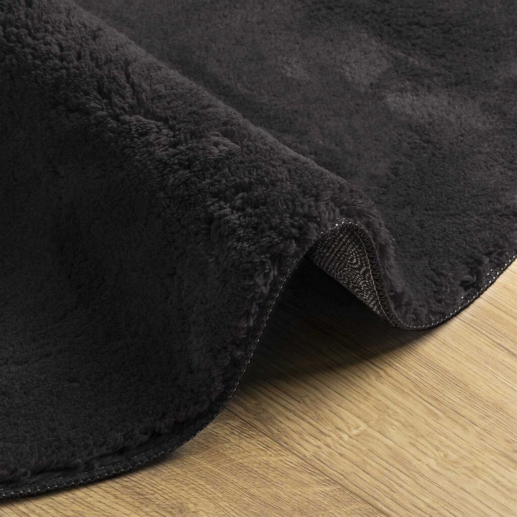 vidaXL Χαλιά Μαύρο 120 x 170 cm Πολυεστέρας