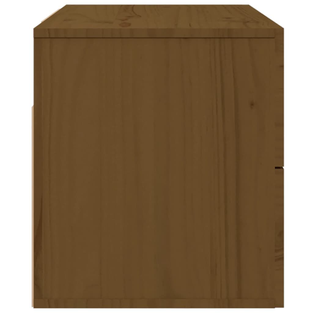 vidaXL Κομοδίνα Επιτοίχια 2 Τεμ. Καφέ Μελί 50 x 36 x 40 εκ.