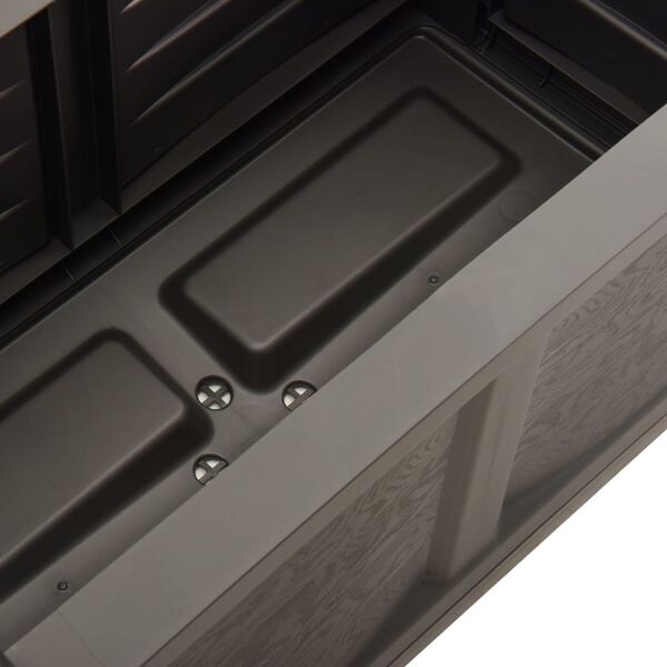 vidaXL Ζαρντινιέρα Γκρι 80 x 42,5 x 42 εκ. από Πολυπροπυλένιο