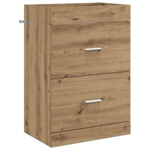 vidaXL &Nu;&tau;&omicron;&upsilon;&lambda;ά&pi;&iota; &Kappa;ά&tau;&omega; &alpha;&pi;ό &tau;&omicron;&nu; &Nu;&iota;&pi;&tau;ή&rho;&alpha; Artisan &Delta;&rho;&upsilon;&sigmaf; 56 x 37,5 x 81 &epsilon;&kappa;