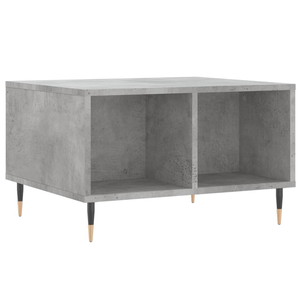 vidaXL Τραπεζάκι Σαλονιού Γκρι Σκυρ. 60x50x36,5 εκ. Επεξεργ. Ξύλο
