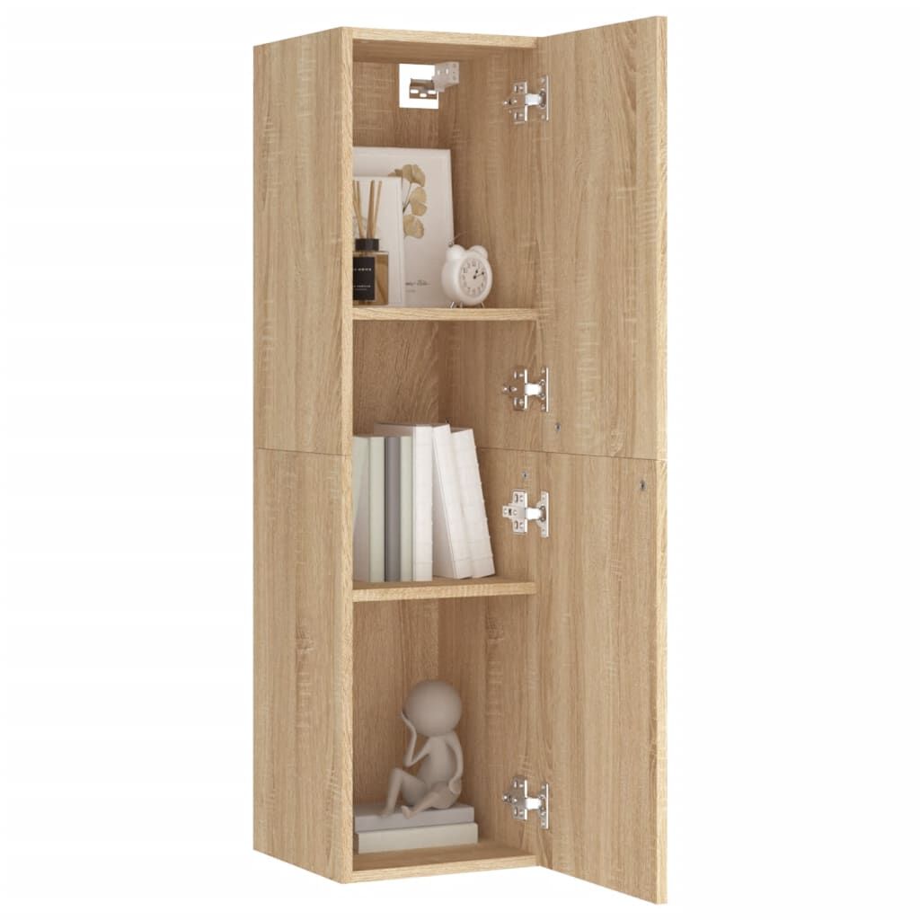 vidaXL Έπιπλο Τηλεόρασης Sonoma Δρυς 30,5x30x110 εκ. από Επεξ. Ξύλο