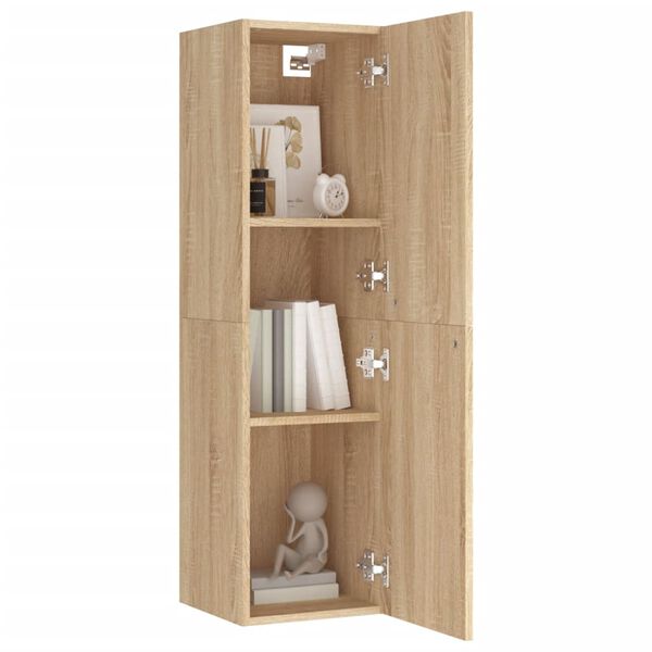 vidaXL Έπιπλο Τηλεόρασης Sonoma Δρυς 30,5x30x110 εκ. από Επεξ. Ξύλο