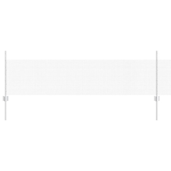 vidaXL Τείχος και Πόστ Ασημί 0,5 x 10 μ. Ατσάλι