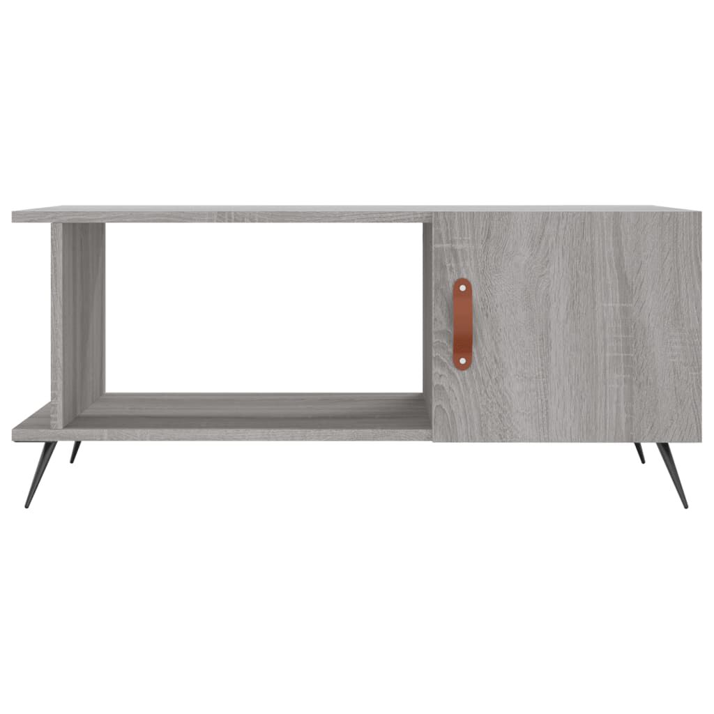 vidaXL Τραπεζάκι Σαλονιού Γκρι Sonoma 90x50x40 εκ. Επεξεργασμένο Ξύλο