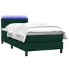 vidaXL &Kappa;&rho;&epsilon;&beta;ά&tau;&iota; Boxspring &mu;&epsilon; &Sigma;&tau;&rho;ώ&mu;&alpha; & LED &sigma;&kappa;&omicron;ύ&rho;&omicron; &pi;&rho;ά&sigma;&iota;&nu;&omicron; 100x220cm &Beta;&epsilon;&lambda;&omicron;ύ&delta;&iota;&nu;&omicron;