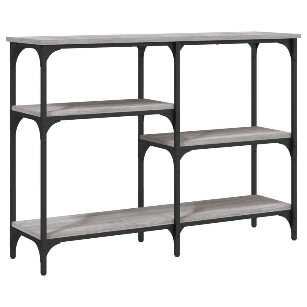 vidaXL Τραπέζι Κονσόλα Γκρι Sonoma 102x29x75 εκ. Επεξεργασμένο Ξύλο