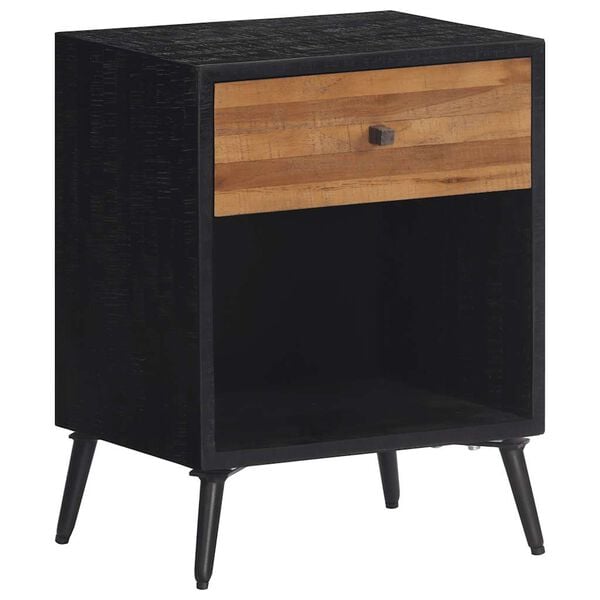 vidaXL Κομοδίνο 40 x 30 x 50 εκ. από Μασίφ Ξύλο Teak