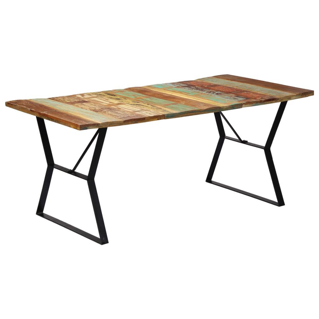 vidaXL Τραπεζαρία 180 x 90 x 76 εκ. από Μασίφ Ανακυκλωμένο Ξύλο