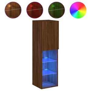 vidaXL Έ&pi;&iota;&pi;&lambda;&omicron; &Tau;&eta;&lambda;&epsilon;ό&rho;&alpha;&sigma;&eta;&sigmaf; &mu;&epsilon; LED &Kappa;&alpha;&phi;έ &Delta;&rho;&upsilon;&sigmaf; 30,5x30x102 &epsilon;&kappa;.