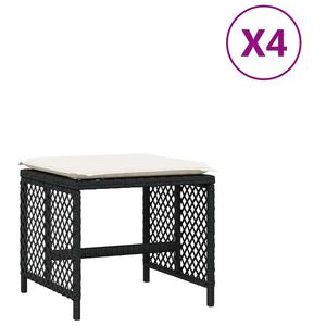 vidaXL &Sigma;&kappa;&alpha;&mu;&pi;ό &Kappa;ή&pi;&omicron;&upsilon; 4 &tau;&epsilon;&mu;. &Mu;&alpha;ύ&rho;&alpha; 41x41x36 &Sigma;&upsilon;&nu;&theta;&epsilon;&tau;&iota;&kappa;ό &Rho;&alpha;&tau;ά&nu; &mu;&epsilon; &Mu;&alpha;&xi;&iota;&lambda;ά&rho;&iota;&alpha;