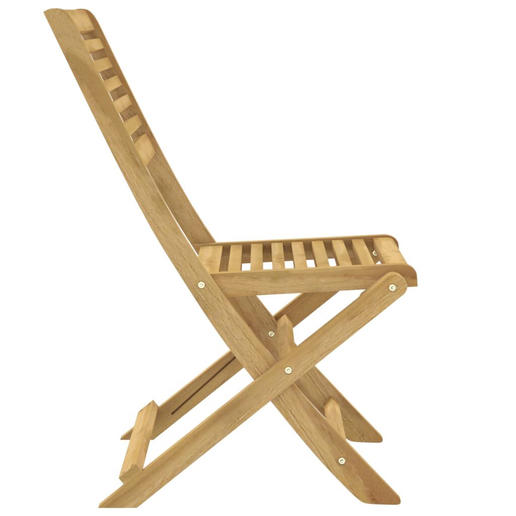 vidaXL Καρέκλες Κήπου Πτυσσόμενες 2 τεμ 48,5x61,5x87 εκ. Μασίφ Ακακία