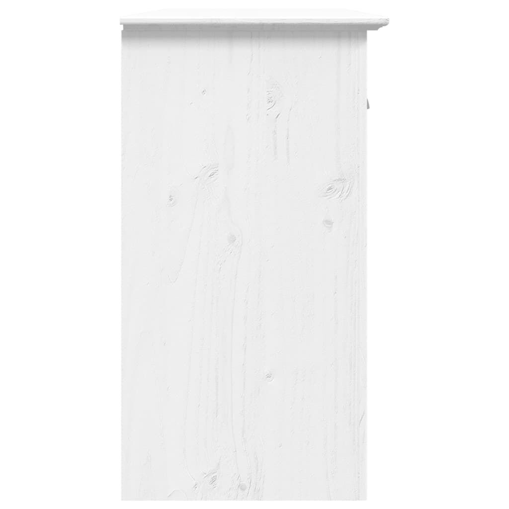 vidaXL Μπουφές BODO Λευκός 115,5x44x80 εκ. από Μασίφ Ξύλο Πεύκου