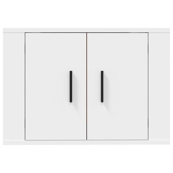 vidaXL Έπιπλο Τηλεόρασης Επιτοίχιο Λευκό 57 x 34,5 x 40 εκ.