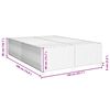 vidaXL Πλαίσιο Κρεβατιού Σκούρο Μπλε 140 x 190 εκ. Βελούδινο