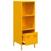 vidaXL Ντουλάπι Μουσταρδί 35x39x103,5 εκ. από Ατσάλι