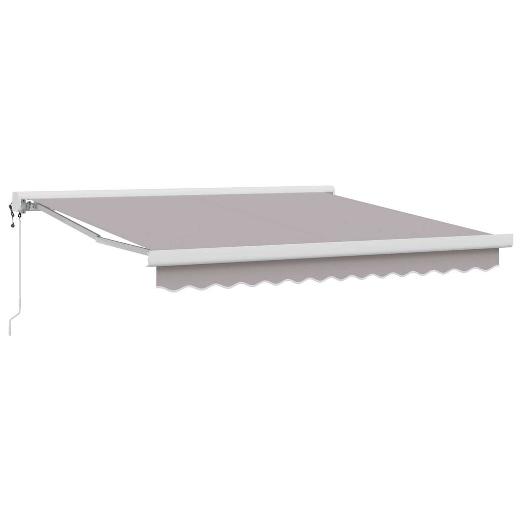 vidaXL Σκηνίτσα Αναδιπλούμενη Ανοιχτό γκρι 350 x 250 εκ