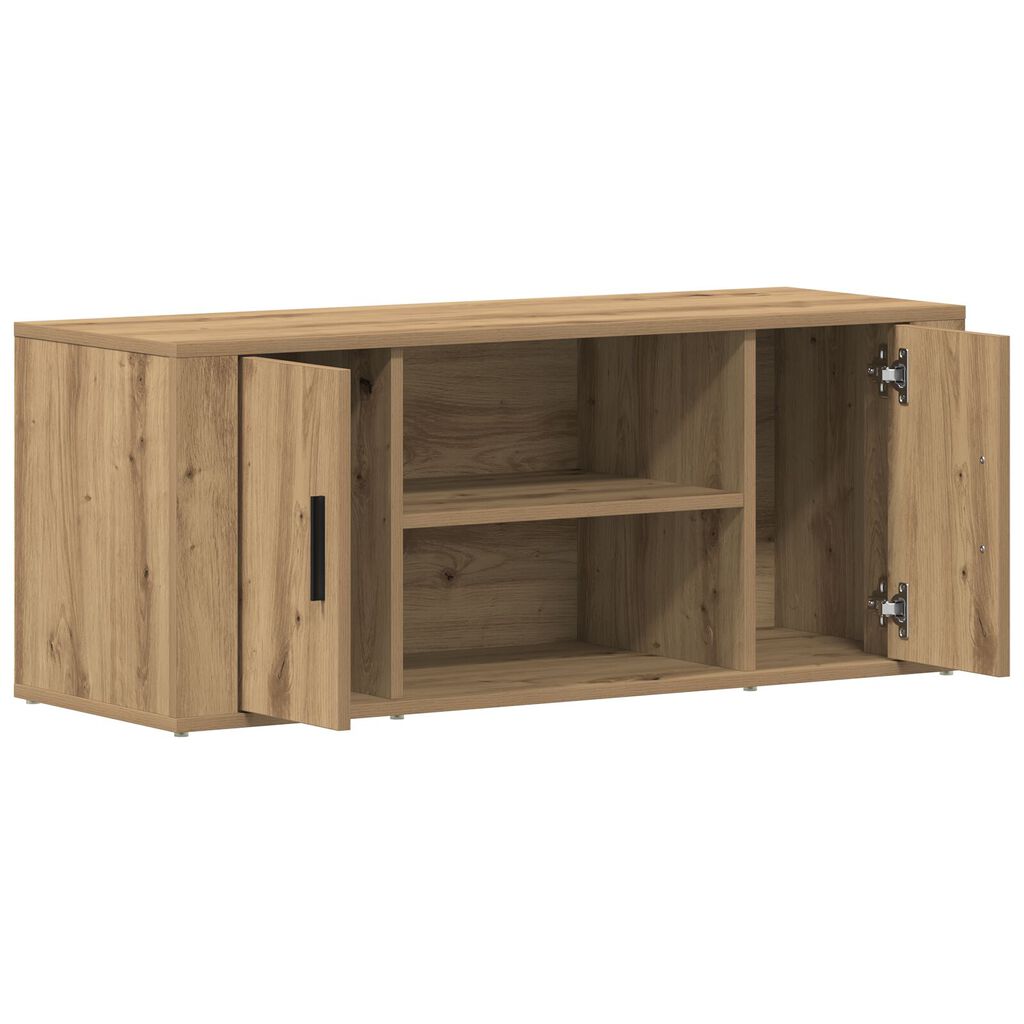 vidaXL Κονσόλα τηλεόρασης Artisan Oak 100x35x40 εκ. Κατασκευασμένη από MDF