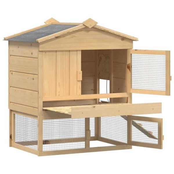 vidaXL Κοτέτσι Καφέ 75 x 59 x 60 εκ.
