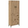 vidaXL Highboard Artisan Oak 69,5 x 34 x 180 &epsilon;&kappa;. &Epsilon;&pi;&epsilon;&xi;&epsilon;&rho;&gamma;&alpha;&sigma;&mu;έ&nu;&omicron; &Xi;ύ&lambda;&omicron;
