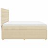 vidaXL &Kappa;&rho;&epsilon;&beta;ά&tau;&iota; Boxspring &mu;&epsilon; &Sigma;&tau;&rho;ώ&mu;&alpha; &Kappa;&rho;&epsilon;&mu; 180x200 &epsilon;&kappa;. &Upsilon;&phi;&alpha;&sigma;&mu;ά&tau;&iota;&nu;&omicron;