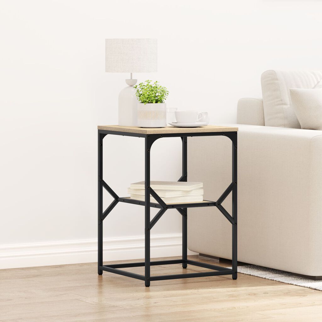vidaXL Τραπεζάκι Πλευράς Sonoma Δρυς 41 x 40 x 60 εκ.