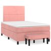 vidaXL &Kappa;&rho;&epsilon;&beta;ά&tau;&iota; Boxspring &mu;&epsilon; &Sigma;&tau;&rho;ώ&mu;&alpha; &Rho;&omicron;&zeta; 120x190 &epsilon;&kappa;. &Beta;&epsilon;&lambda;&omicron;ύ&delta;&iota;&nu;&omicron;