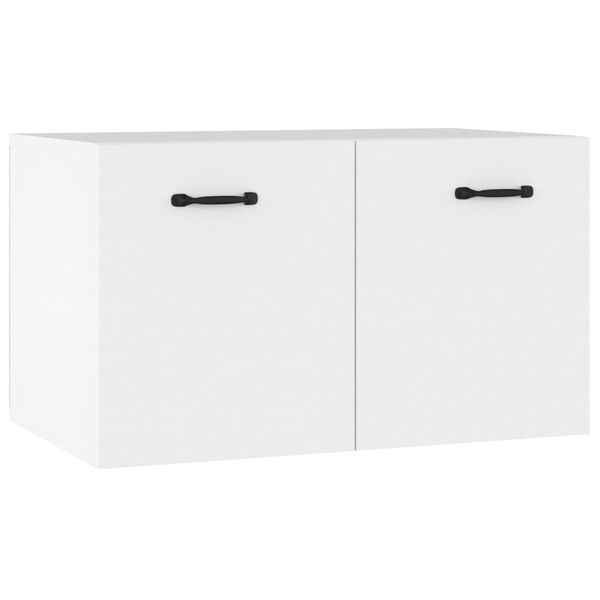 vidaXL Ντουλάπι Τοίχου Λευκό 60 x 36,5 x 35 εκ. από Επεξεργασμένο Ξύλο