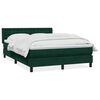 vidaXL Box Spring &kappa;&rho;&epsilon;&beta;ά&tau;&iota; &mu;&epsilon; &sigma;&tau;&rho;ώ&mu;&alpha; &sigma;&kappa;&omicron;ύ&rho;&omicron; &pi;&rho;ά&sigma;&iota;&nu;&omicron; 160x220cm &Beta;&epsilon;&lambda;&omicron;ύ&delta;&iota;&nu;&omicron;