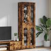 vidaXL Highboard &mu;&epsilon; &rho;ά&phi;&iota; FLORIN &Kappa;&alpha;&pi;&nu;&iota;&sigma;&tau;ό &Delta;&rho;ύ&sigmaf; 60 x 35 x 182 &epsilon;&kappa;.