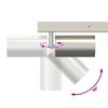 vidaXL Σποτ οροφής Βουρτσισμένο νικέλιο 73 x 5.5 x 16.5 εκ Ατσάλι