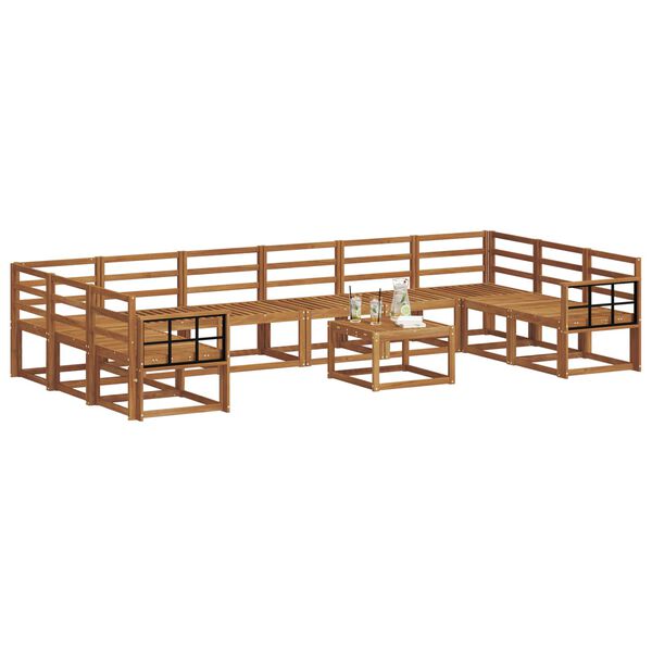 vidaXL &Sigma;&epsilon;&iota;&rho;ά &Kappa;&alpha;&nu;&alpha;&pi;έ &Epsilon;&xi;&omega;&tau;&epsilon;&rho;&iota;&kappa;&omicron;ύ 11 pcs &Phi;&upsilon;&sigma;&iota;&kappa;ό &Sigma;&tau;&epsilon;&rho;&epsilon;ό &Xi;ύ&lambda;&omicron; &Alpha;&kappa;&alpha;&kappa;ί&alpha;&sigmaf;