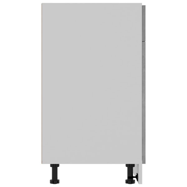 vidaXL Ντουλάπι Νεροχύτη Γκρι Σκυροδέματος 80x46x81,5 εκ. Επεξ. Ξύλο