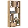 vidaXL Βιβλιοθήκη Αρτισιανή Δρυς 60x20x120 εκ. από Επεξεργασμένο Ξύλο