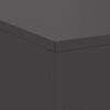 vidaXL Φωτιά Μαύρο 100 x 100 x 30 cm Κρύα έλαση από χάλυβα