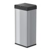 Hailo Κάδος Απορριμάτων Big-Box Swing Ασημί XL / 52 Λίτρα 0860-221