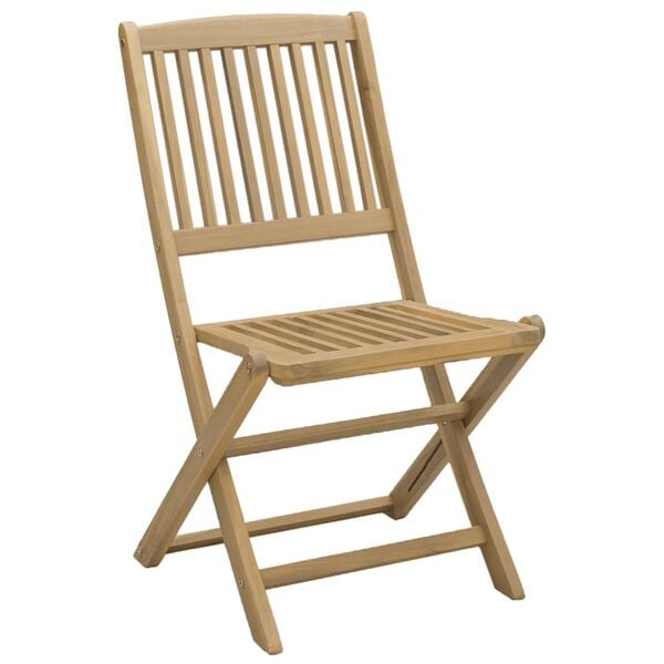 vidaXL Καρέκλες Κήπου Πτυσσόμενες 8 τεμ. 48,5x57x90 εκ. Μασίφ Ακακία
