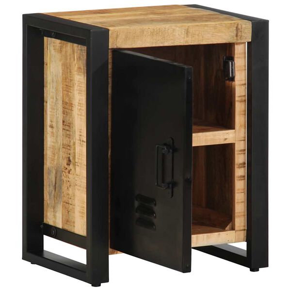 vidaXL Κομοδίνο 40x30x51 cm Στερεό ακατέργαστο ξύλο Μάνγκο