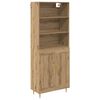 vidaXL Highboard Artisan Oak 69,5 x 34 x 180 &epsilon;&kappa;. &Epsilon;&pi;&epsilon;&xi;&epsilon;&rho;&gamma;&alpha;&sigma;&mu;έ&nu;&omicron; &Xi;ύ&lambda;&omicron;