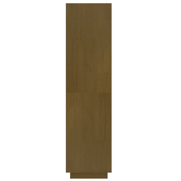 vidaXL Βιβλιοθήκη/Διαχωριστικό Χώρου Μελί 40x35x135 εκ. Μασίφ Πεύκο