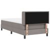 vidaXL Κρεβάτι box spring με στρώμα με στρώμα Taupe 80 x 200 cm